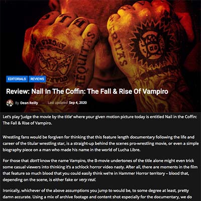 Review: Nail In The Coffin: The Fall & Rise Of Vampiro